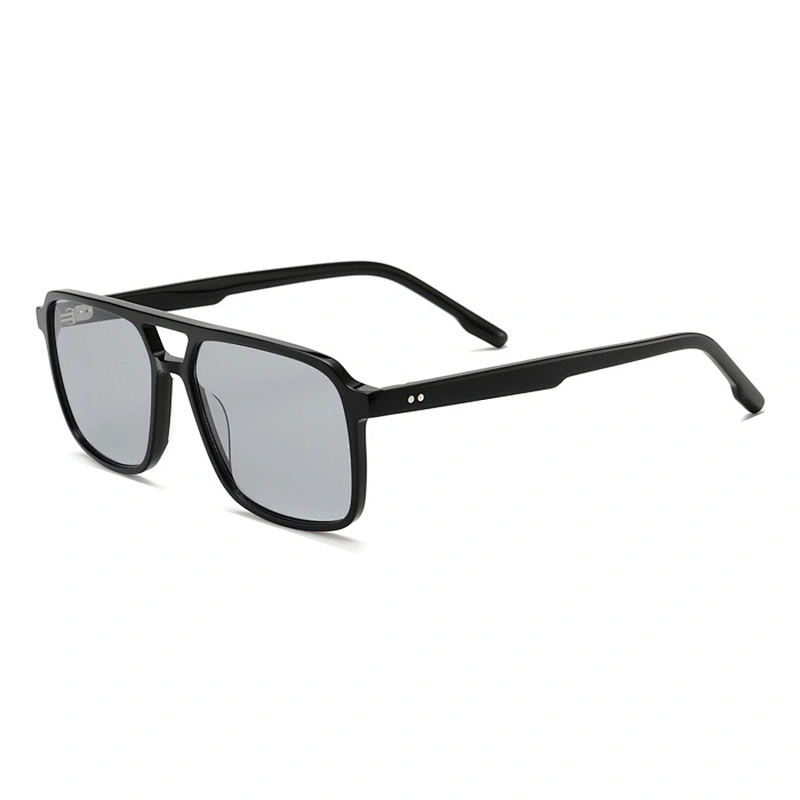 Piloten-Sonnenbrille aus Acetat, polarisierte Brille